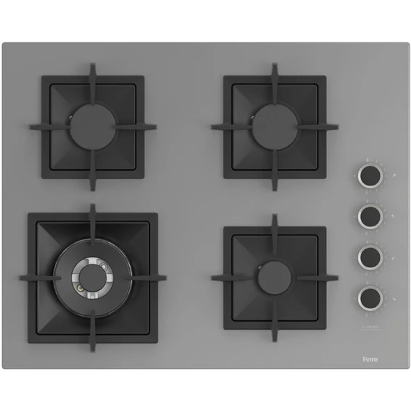 Ferre FryArt Artline Steam QEP64CPR - SC408-WFA - D065-SA 9 Prog. Dijital Turbo Ank. Set - Gri - 3