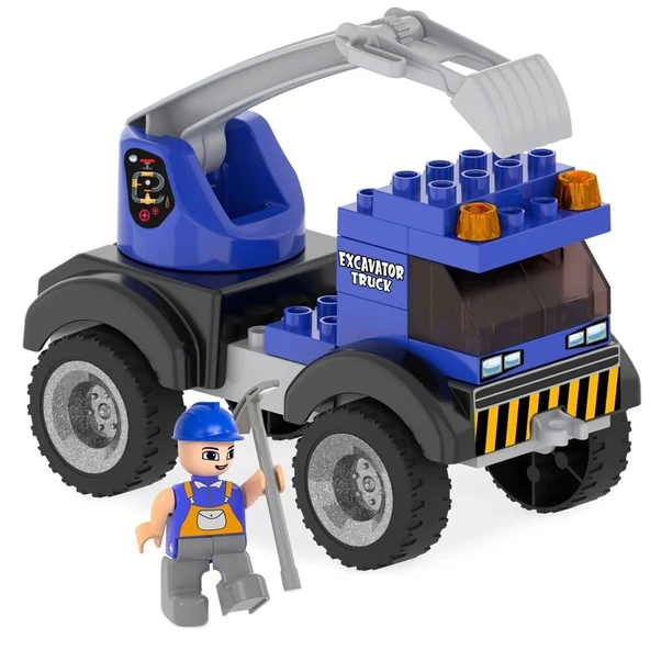 06 535 Bloklu Meslek Grupları -Pilsan Oyuncak - 1 Adet Stokta Model Gönderilir - 4