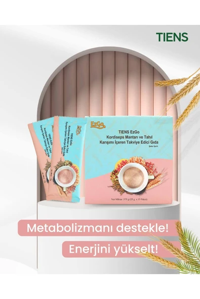 Tıens EzGo Kordiseps Mantarı ve Tahıl İçeren Takviye Edici Gıda - Resim 2