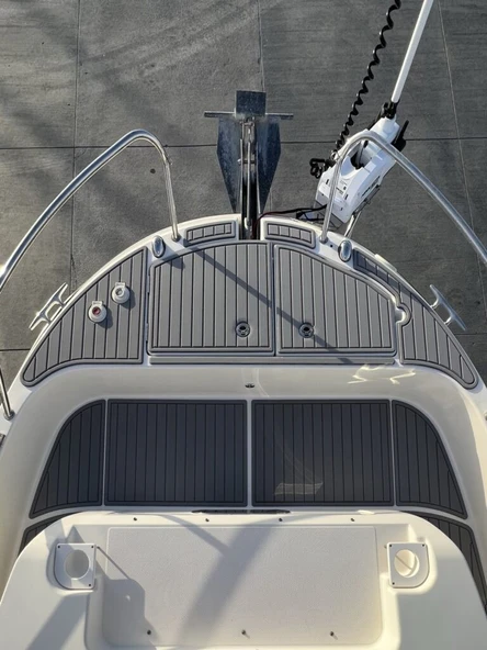 240 x 120 cm EVA Suni Teak (Tik) Deck 3M Bantlı Tekne, Yat, Havuz Kenarı ve Karavan için Zemin Kaplaması - Resim 6