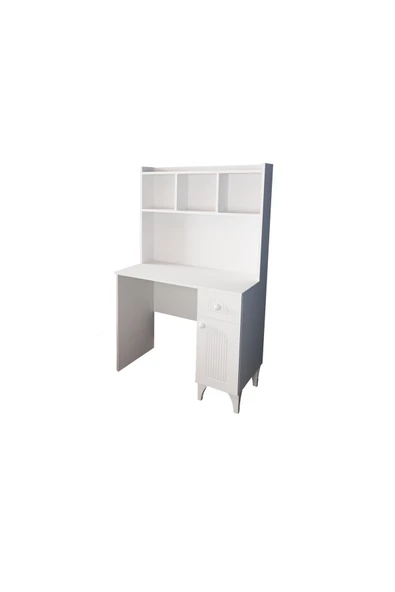 DF09105 Çekmeceli Kapaklı Kitaplıklı Çalışma Masası Bilgisayar Masası - Resim 4