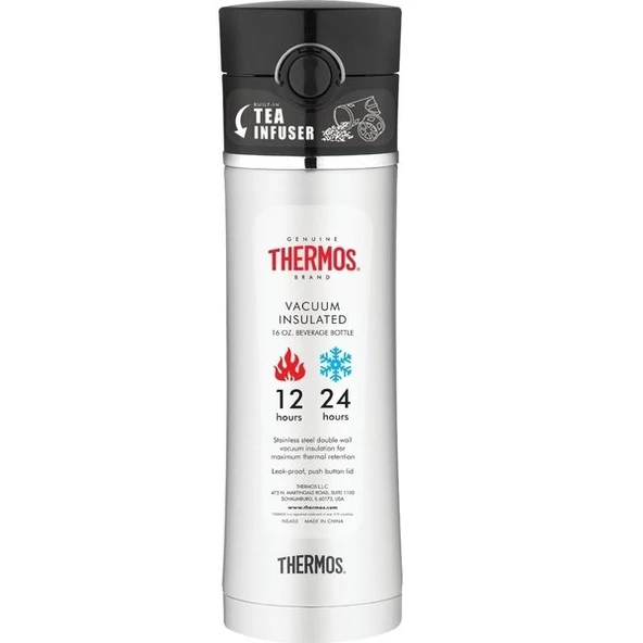 THERMOS NS 403 ÇAY DEMLEME APARATLI MUG TERMOS 470ML.