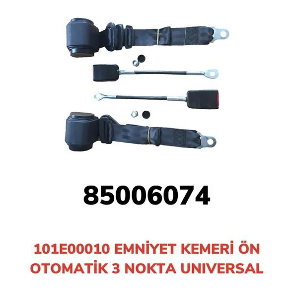 EMNİYET KEMERİ ÖN 3 NOKTA OTOMATİK UNIVERSAL  101E00010-85006074 - 1