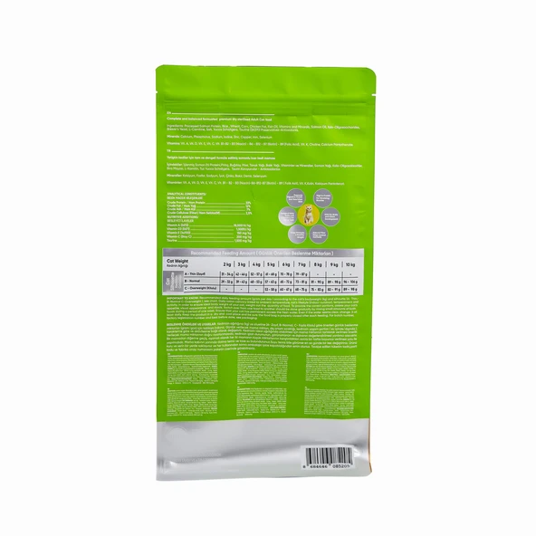 Kısırlaştırılmış Süper Premium Somonlu Kedi Maması 3 Kg - Resim 5