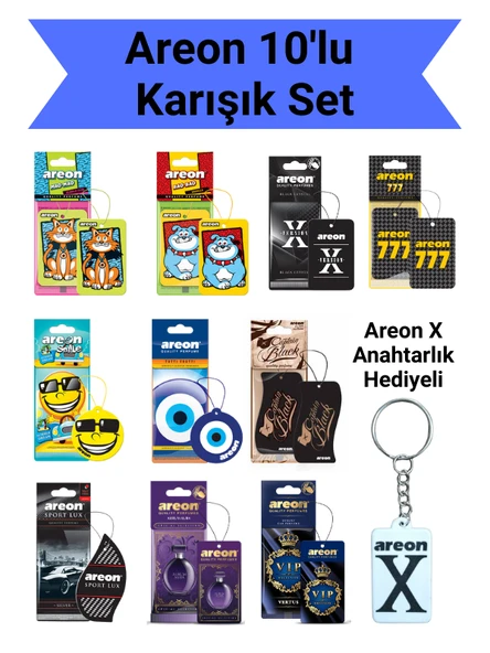 Areon 10'lu Karışık Set (10 Farklı Koku) ürün görseli