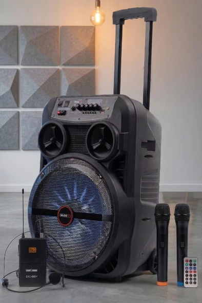 PTTAVM: Midex MXR-280SXC Taşınabilir Seyyar Portatif 3 Mikrofonlu