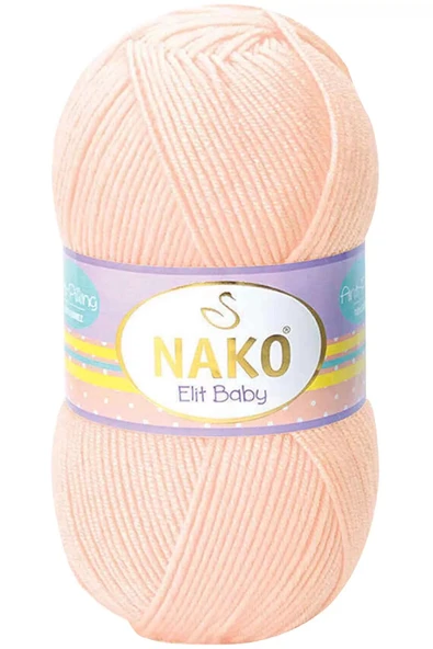 LitaeTrend 1 Adet Elite Baby El Örgü İpi Tüylenmeyen Bebek Yünü Soft Şeftali 3701 ürün görseli 1