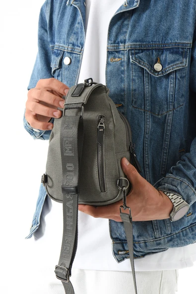 M 708 Mega Bag Kanvas Body Bag / Omuz Çantası - 5
