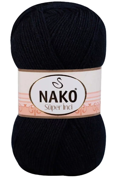 LitaeTrend 1 Adet Süper İnci El Örgü İpi 100 gr Lacivert 3088 ürün görseli 1