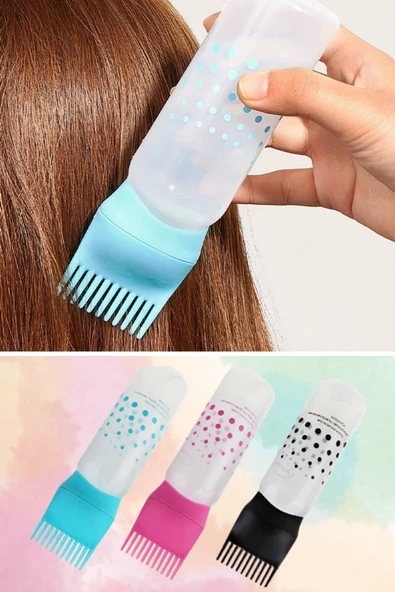 Saç Boyama Aparatı Taraklı Saç Bakımı Krem Saç Yağı Uygulama Aparatı - Resim 8