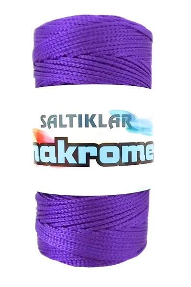 LitaeTrend 1 Adet Polyester Makrome İpi 4250 Mor 100 gr ürün görseli 1