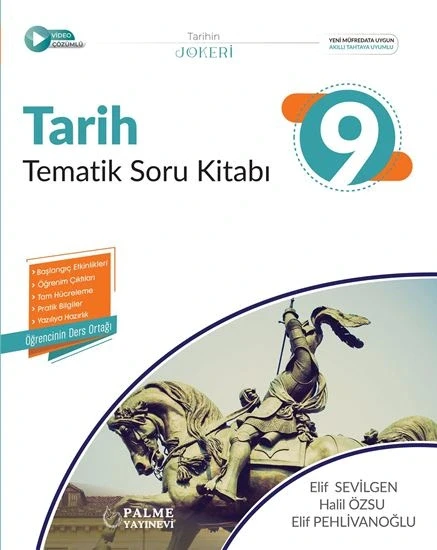 PALME YAYINEVİ 9.SINIF JOKER TARİH TEMATİK SORU BANKASI - 1