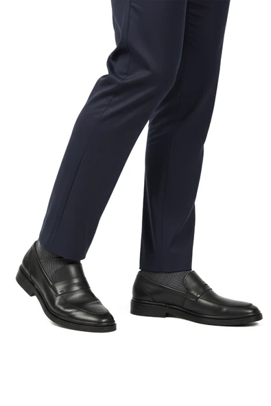 Aspor Siyah Hakiki Deri Erkek Casual Ayakkabı ürün görseli