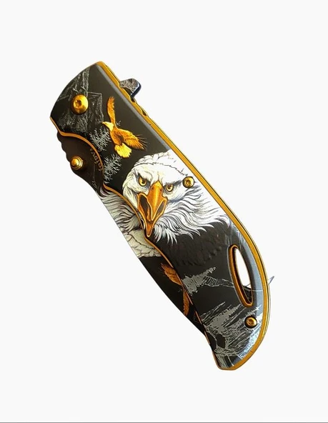 Sibirya Kartal Çakı Gold - Resim 5