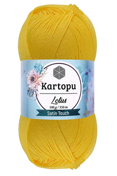 LitaeTrend 1 Adet Lotus Bikini Büstiyer Bluz Örgü İpi  K323 Civciv Sarı ürün görseli 1