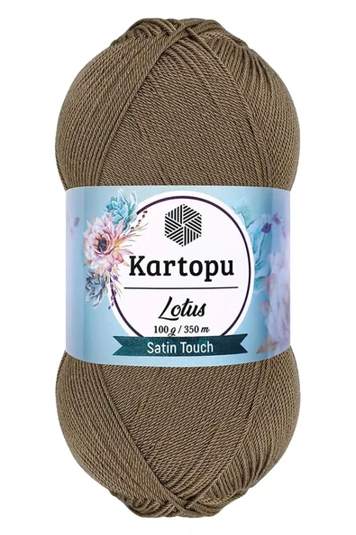 LitaeTrend 1 Adet Lotus Bikini Büstiyer Bluz Örgü İpi  K833 Vizon ürün görseli 1