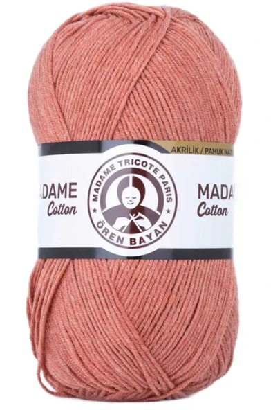 LitaeTrend 1 Adet Madame Cotton El Örgü İpi Yünü 100 gr 037 Kiremit ürün görseli 1
