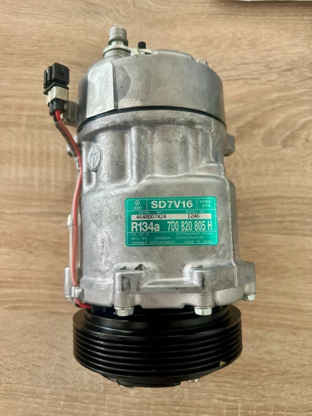 ORJİNAL TRANSPORTER T4 2,5 LT 35 KLİMA KOMPRESÖRÜ OEM KODLARI 7D0820805H 7D0820805B 7D0820805C 7D0820805G 7D0820805K - 1