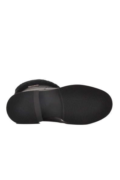 Pierre Cardin Siyah İçi Polarlı Kadın Topuklu Bot - Resim 5