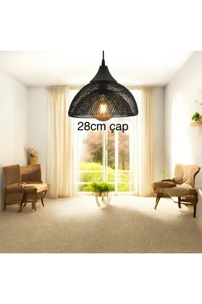 Fico Home Luxury Modern Tasarım Sarkıt Avize Siyah Gövde Endüstriyel Sarkıt Avize - 2