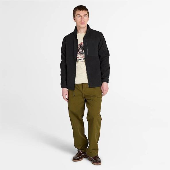 Timberland High pile fleece Jacket Erkek Ceket TB0A6HKF0011 - 7