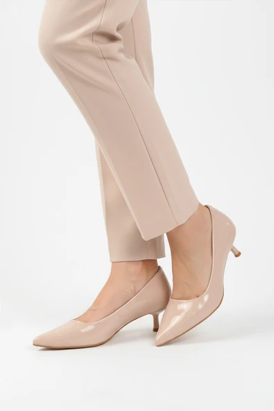 Aspor Bej Rugan Kadın Topuklu Ayakkabı ürün görseli