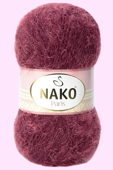 LitaeTrend 1 Adet Paris El Örgü ipi Yünü Bordo 11273 ürün görseli 1