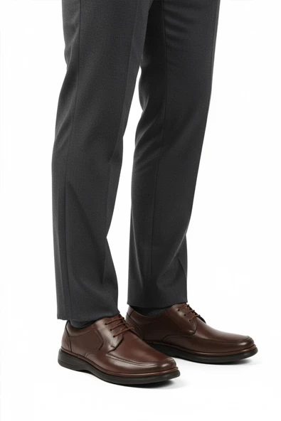 Aspor Kahve Hakiki Deri Erkek Casual Ayakkabı ürün görseli