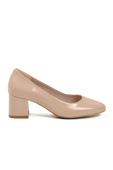 Aspor Bej Rugan Kadın Topuklu Ayakkabı - 2