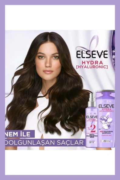 Elseve Hydra [hyaluronic] Nem Dolduran Şampuan 390 Ml Ve Nem Ile Dolgunlaştıran Serum 150ml - 6