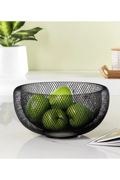 burenze Modern Tasarım Fiko Sunum Dekoratif Sebzelik Meyvelik Metal Sebze Ve Meyve Sepeti Sunumluk