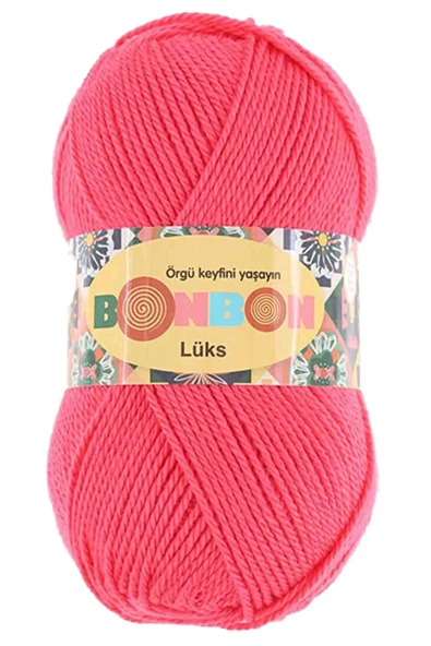 LitaeTrend 1 Adet Lüks Patik İpi Yünü Mercan 98299 ürün görseli