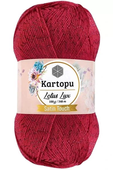 LitaeTrend 1 Adet Lotus Lux Bikini Büstiyer Bluz Simli Örgü İpi K141 Fuşya ürün görseli 1