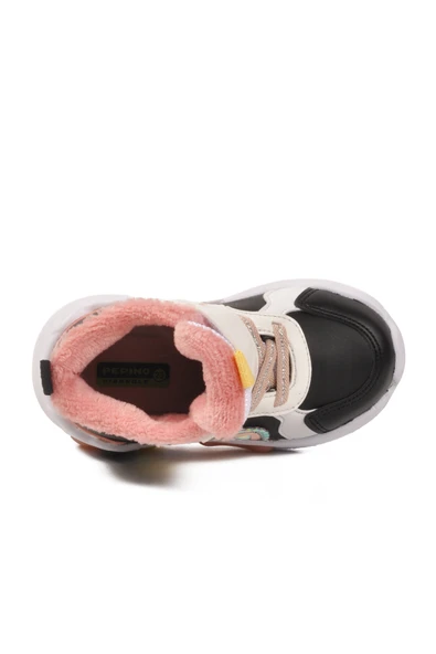 Pepino Pudra İçi Kürklü Kız Bebek Bot - Resim 4