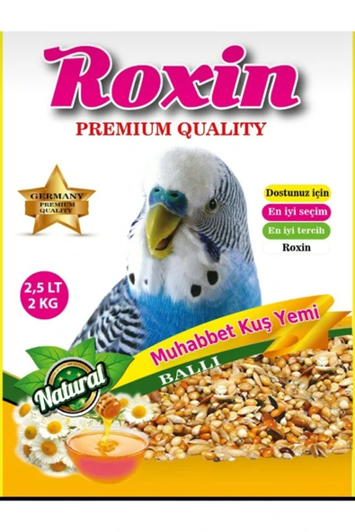 Roxin Premıum Ballı Muhabbet Kuş Yemi 2,5 Lt - 1