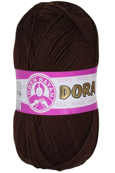 LitaeTrend 1 Adet Dora El Örgü İpi Yünü 100 gr 083 Kahverengi ürün görseli 1