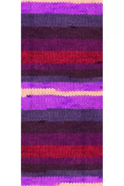 LitaeTrend 1 Adet Vega Stripe Premium Akrilik El Örgü İpi Yünü No: 82412 - Resim 2