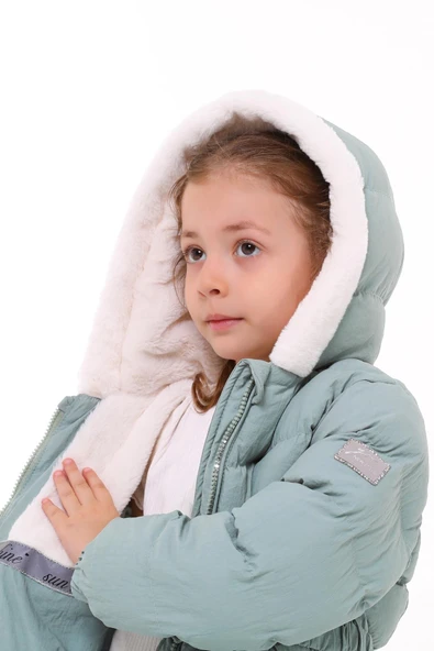 Kız Bebek Çocuk Mont 51285 - Resim 8