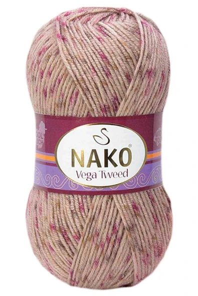 LitaeTrend 1 Adet Vega Tweed Premium Akrilik El Örgü İpi Yünü No: 31758 ürün görseli 1