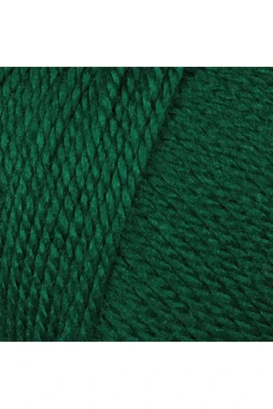 LitaeTrend 1 Adet Dora El Örgü İpi Yünü 100 gr 068 Yeşil - Resim 2