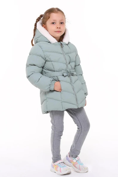 Kız Bebek Çocuk Mont 51285 - Resim 11