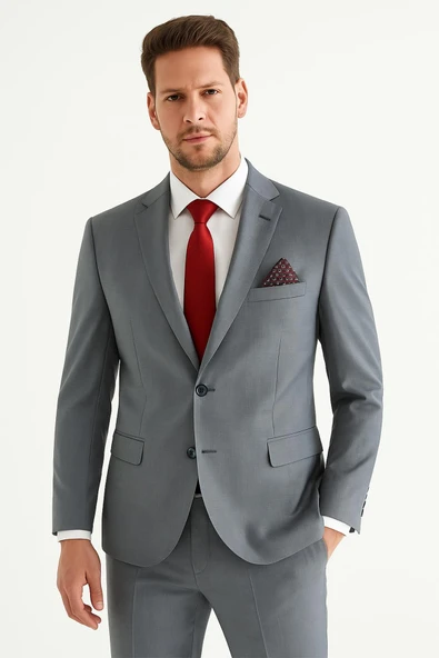 Erkek Takım Elbise Slim Fit - 1