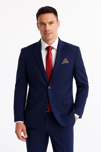 Erkek Takım Elbise Slim Fit - 2
