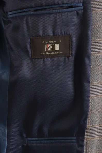 Yelekli Takım Elbise Slim Fit - 9