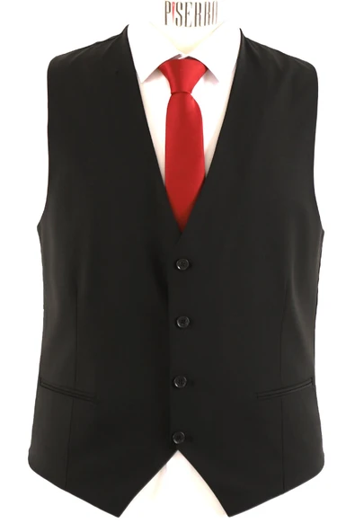 Yelekli Takım Elbise Slim Fit - 7