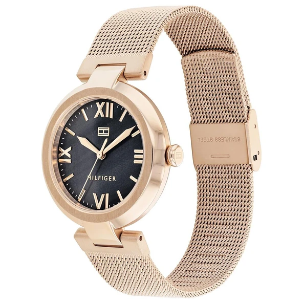 Tommy Hilfiger Rose Gold Siyah Kadın Kol Saati TH1782633 - 3