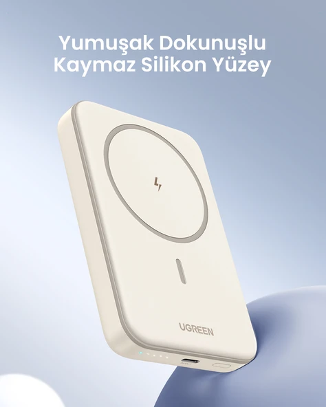 UGREEN 10.000 mAh 20W Magsafe Wireless Kablosuz Hızlı Powerbank, 25208 - 3