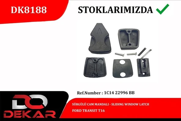 SURGULU CAM MANDALI FORD TRANSIT V184-V348- 06>14  1C1422996BB - 4642123 ürün görseli
