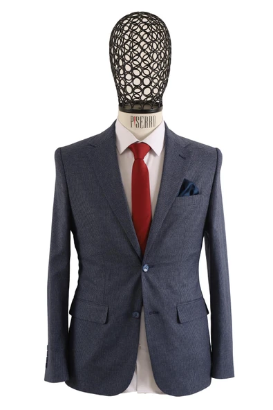 Erkek Tek Ceket Slim Fit - 3