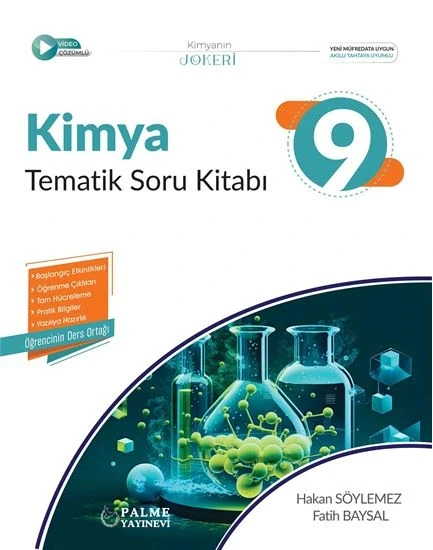 PALME YAYINEVİ 9.SINIF JOKER KİMYA TEMATİK SORU BANKASI - 1